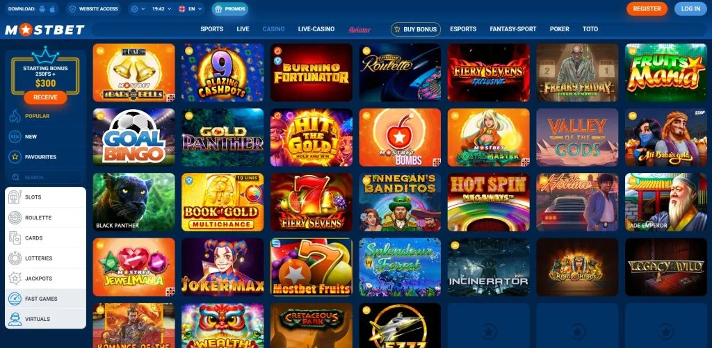 mostbet casino